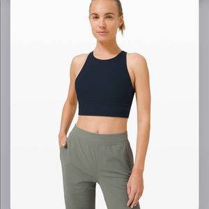 Lululemon high neck energy bra long line ribbed